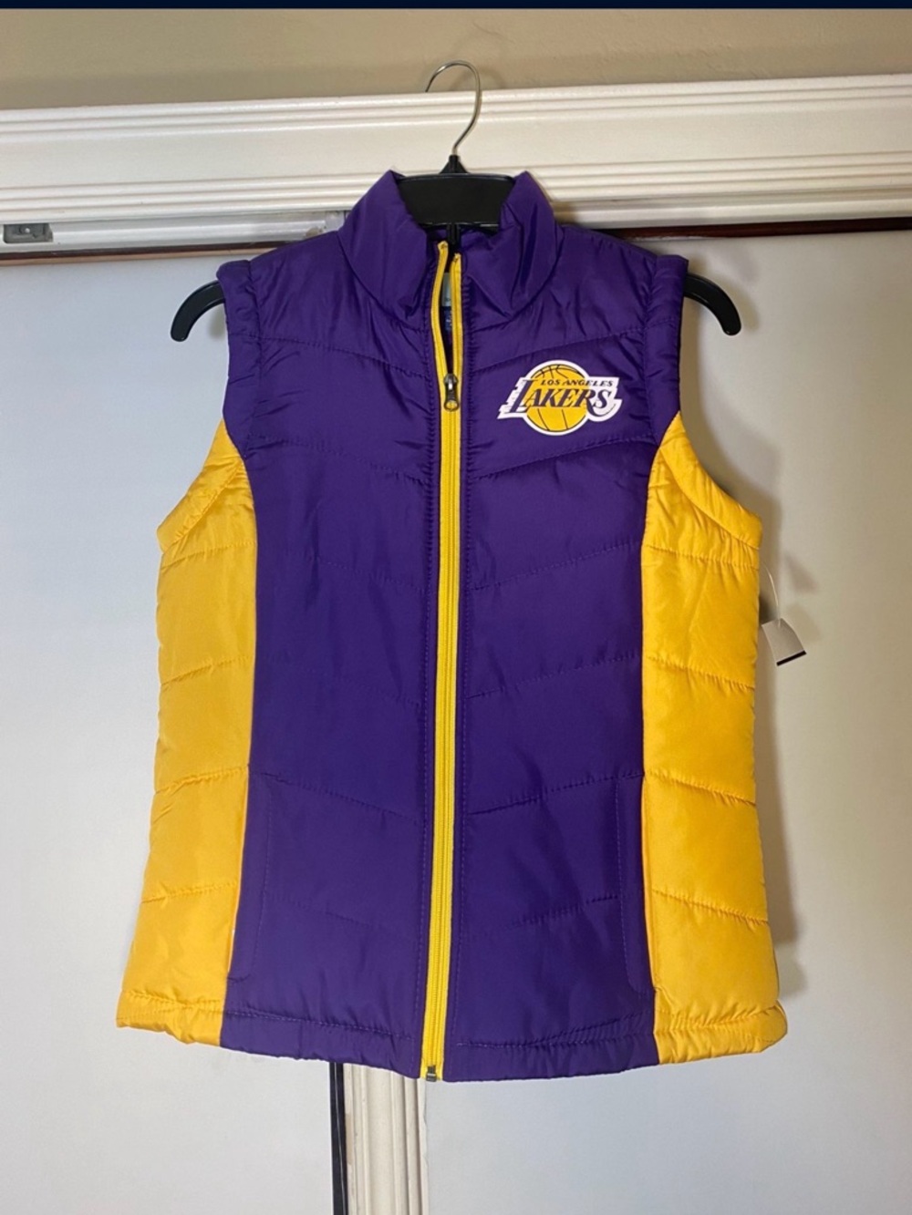 Purple & Gold Puffer Vest